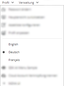 Profilmenü