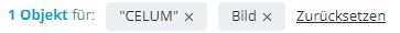 Filter chips in workroom content bar