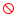 "Not available" icon