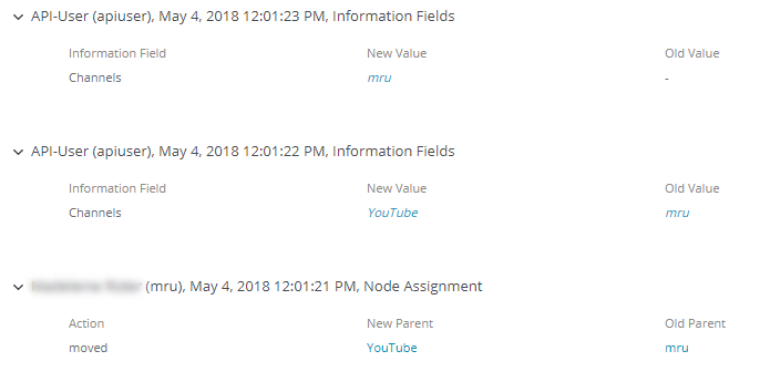 History tab